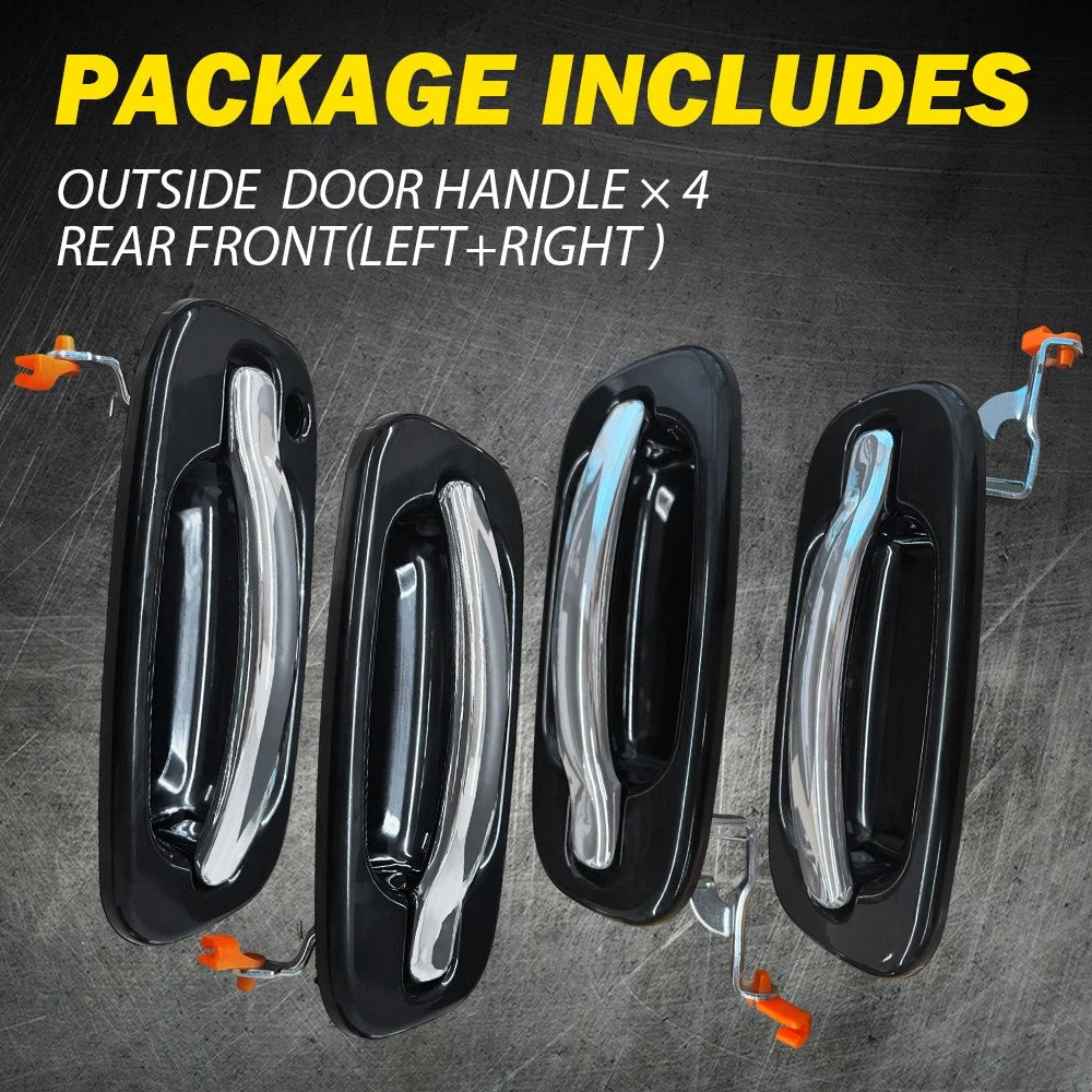 Set of 4 Outer Exterior Door Handles for 99-06 Chevrolet Silverado GMC Sierra EA 6B93BC-57