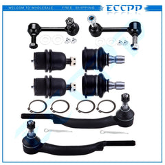 8pcs Front Ball Joints Tie Rods Sway Bars Kit For 2004-2006 Chevrolet SSR 6B93BC-57