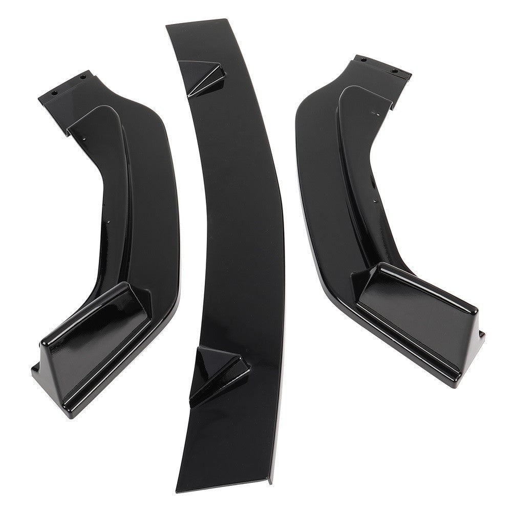 Front Bumper Lip Trim Spoiler Fits 2014-2017 Infiniti Q50 Base Painted Black KOEEP