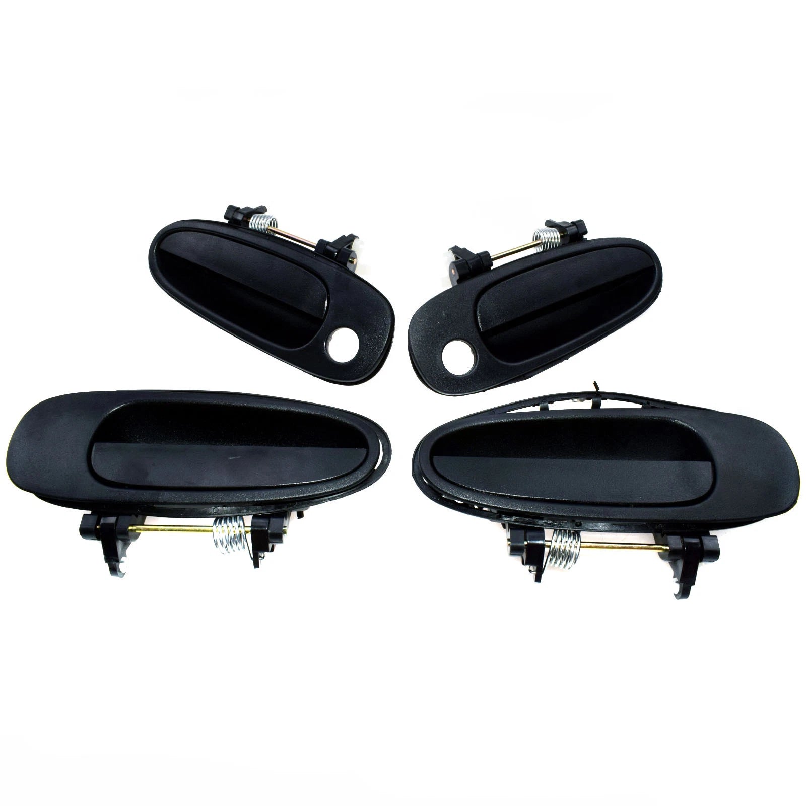 Black Outside Door Handle Front Rear Left Right For 1993-1997 Toyota Corolla 6B93BC-57