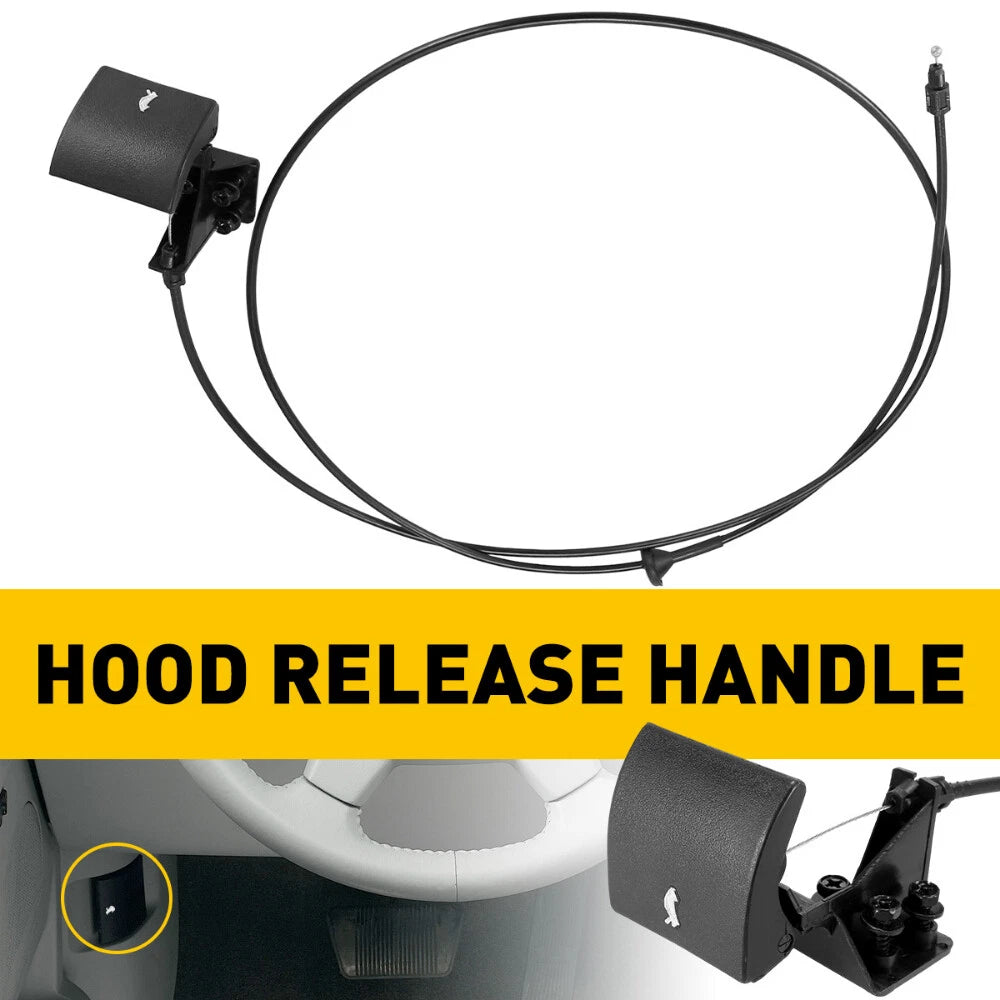 Hood Latch Release Cable w/ Handle for Jeep 2005-10 Grand Cherokee 2006-10 EOA 6B93BC-57