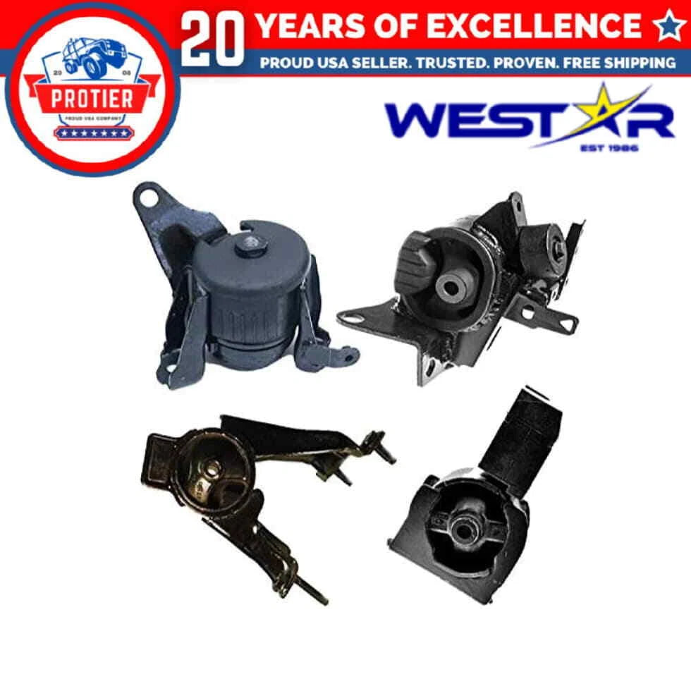 Fits 2005-2010 Scion TC 2.4L AUTO Motor & Trans Mount Set 4PCS 6B93BC-57