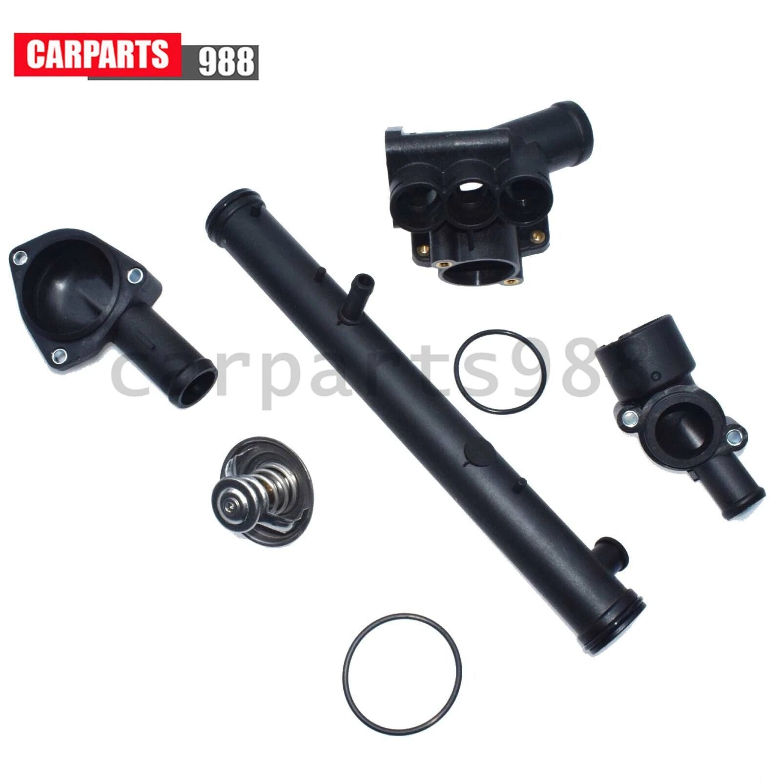 Coolant Thermostat Housing Kit For VW Golf Jetta Passat Corrado Eurvan 2.8L VR6 6B93BC-57