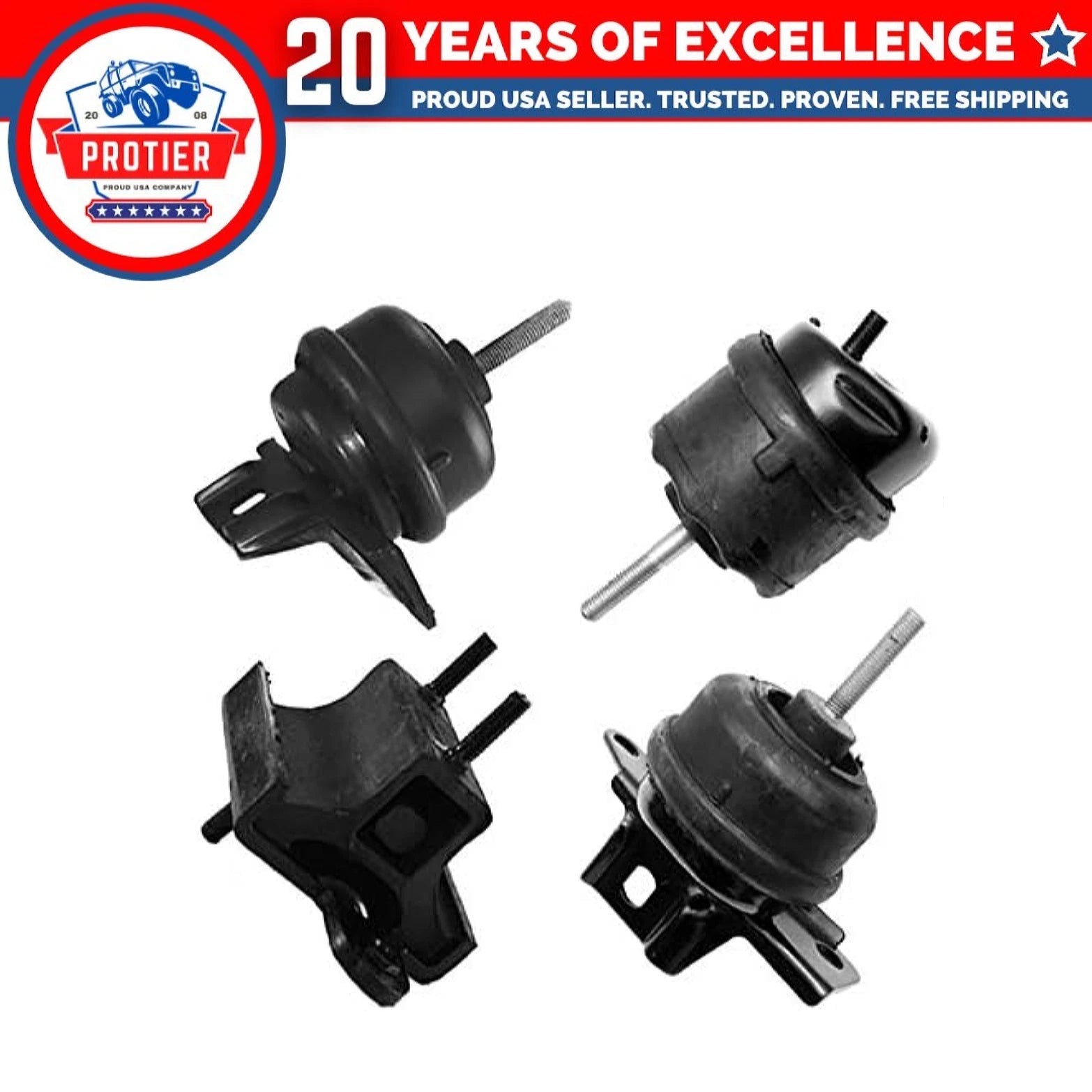 Fits 2000-2005 Cadillac Deville 4.6L Engine Motor & Trans Mount Set 4pcs 6B93BC-57