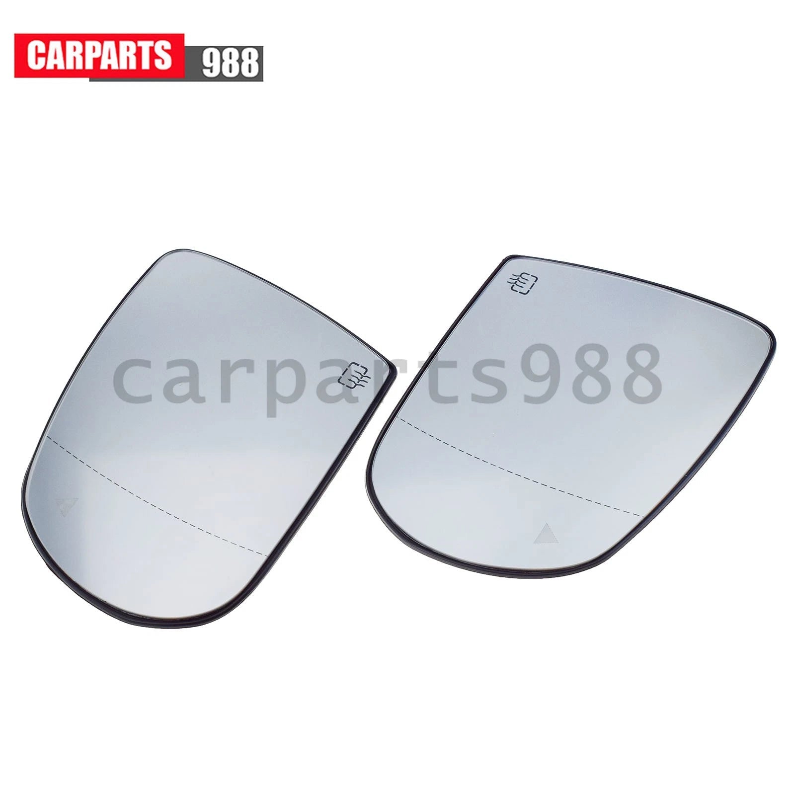 Left Right Mirror Glass Heated & Blind Spot For 2014-22 Jeep Cherokee 68228919AA 6B93BC-57