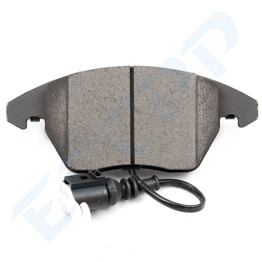 Ceramic Brake Pads And Drilled Rotors Front + Rear For 2005-10 Volkswagen Jetta 6B93BC-57