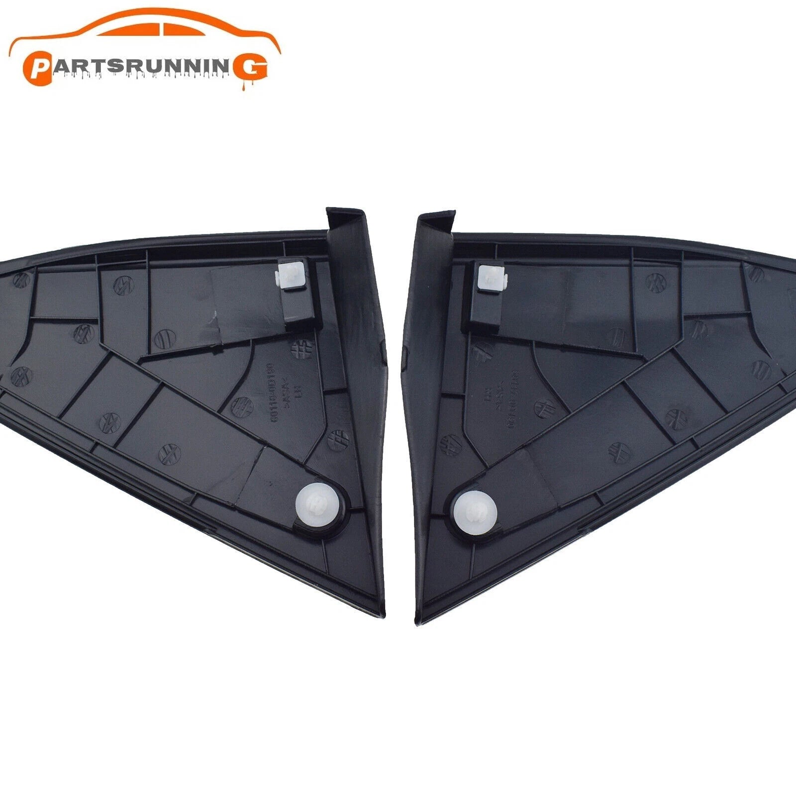 For Toyota Yaris 2012-2014 Pair Right &Left Side Rearview Mirror Triangle Cover 6B93BC-57