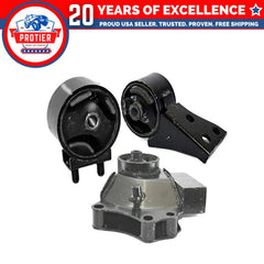 Fits 2000-2004 Kia Spectra 1.8L MANUAL Trans Motor & Trans Mount Set 3PCS : 6B93BC-57