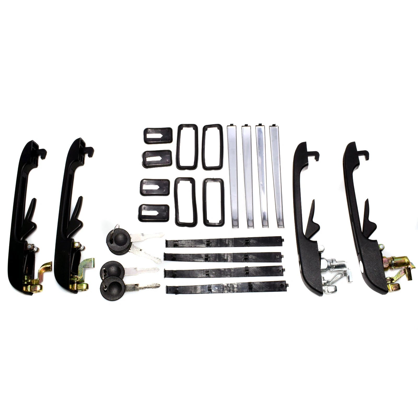 Outside Door Handle Front / Rear For VW Golf Jetta Rabbit Scirocco 191837205A 6B93BC-57