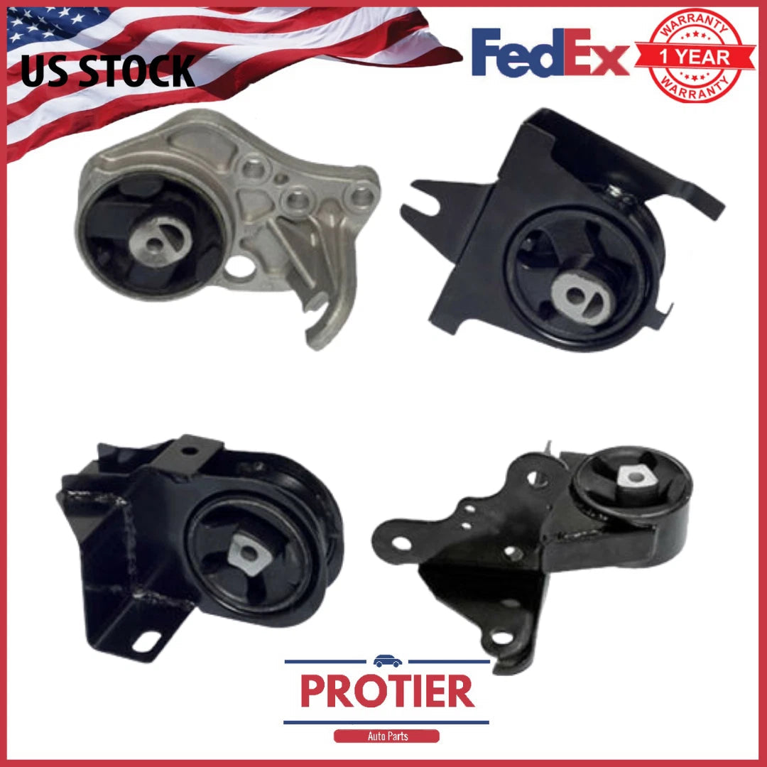 Motor & Trans Mount 4PCS Set for 96-00 Dodge Caravan Grand Caravan 3.0/3.3/3.8L 6B93BC-57