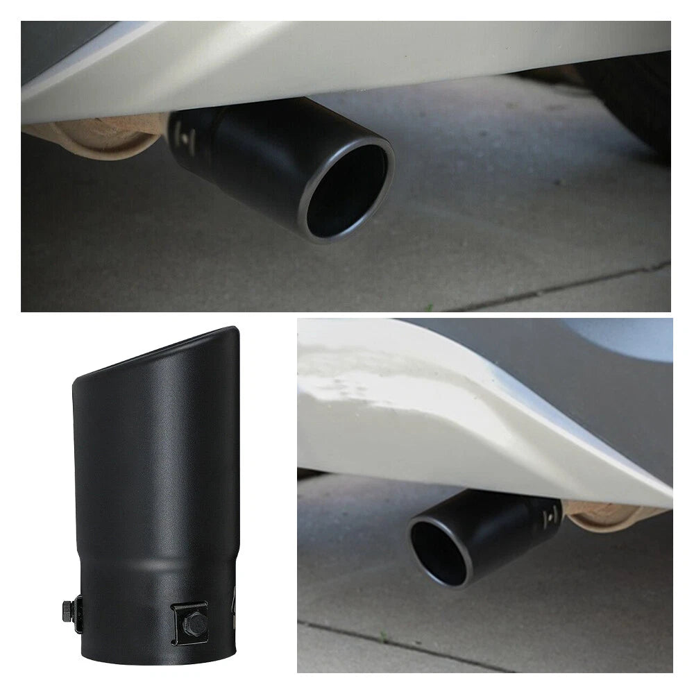Universal Car Muffler Tip Exhaust Pipe Stainless Steel FOR 1.55 - 2.7finch EOA 6B93BC-57