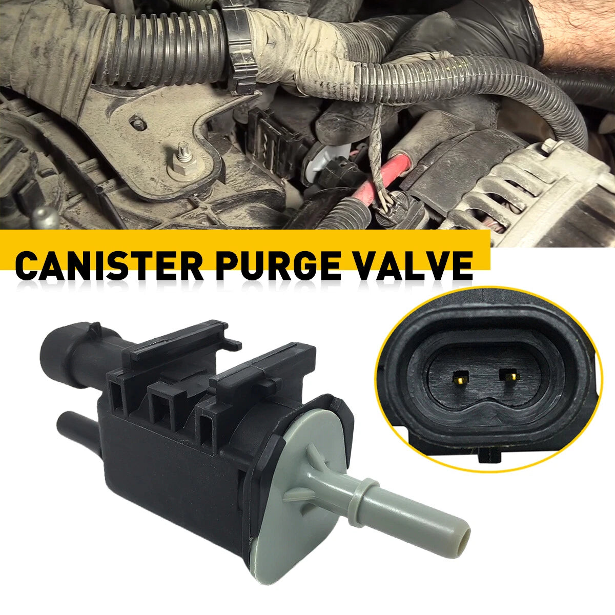 EVAP Emisson Vapor Canister Purge Valve Solenoid 12597567 For Chevy GMC Buick EA 6B93BC-57