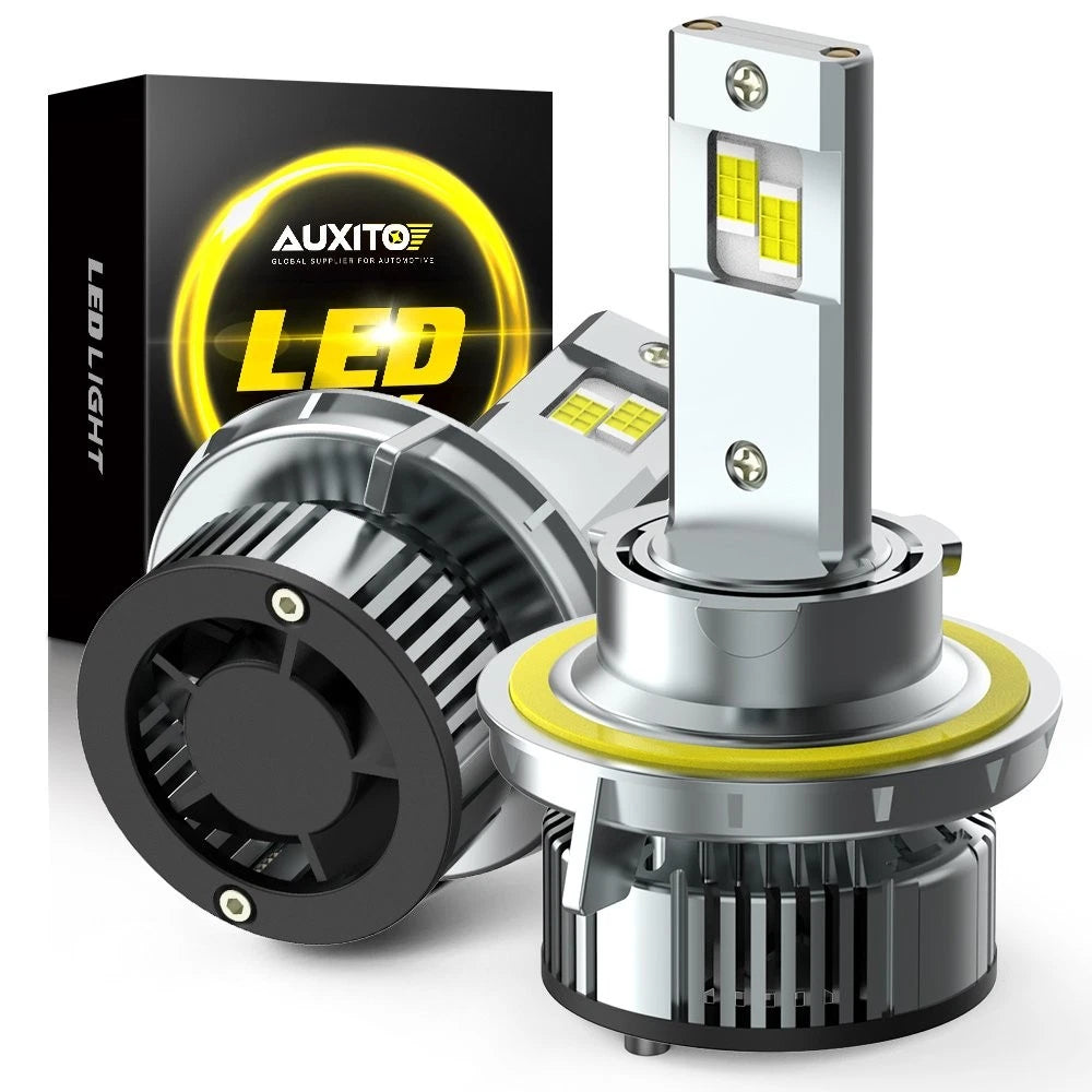 CANBUS 9008/H13 LED Headlight Super Bright Bulbs Kit White 50000LM High/Low Beam 6B93BC-57