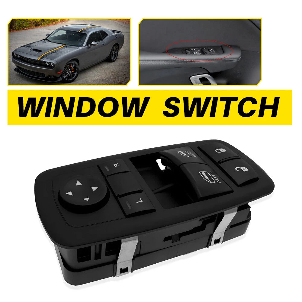 For 2015-2021 2022 Dodge Challenger Front Left Power Door Window Control Switch 6B93BC-57