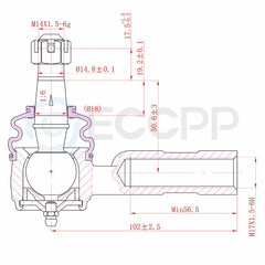 2006 - 2008 For Dodge Ram 1500 5-Lug 8pcs Front Upper Control Arms Suspension 6B93BC-57