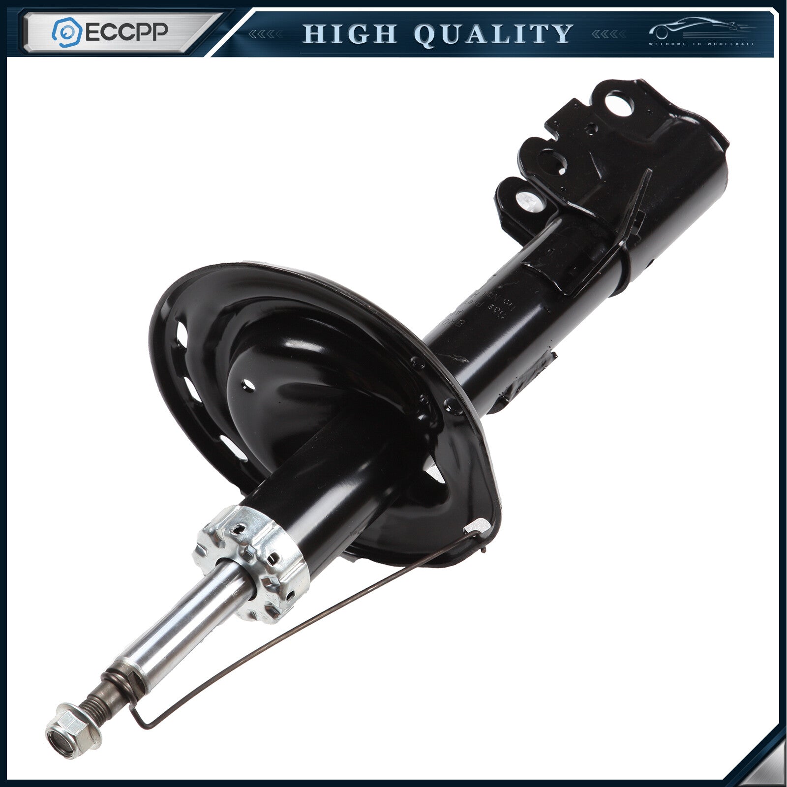 Front Pair Struts Shocks For 2007-2010 Toyota Sienna FWD 3.5L V6 Left Right 6B93BC-57