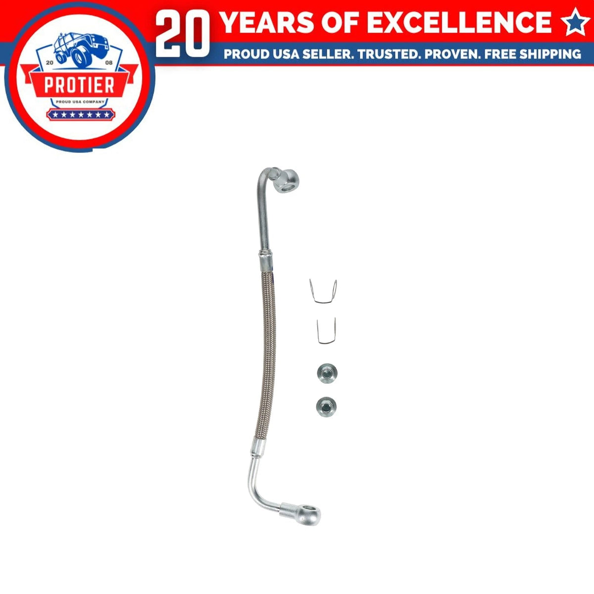 Right Turbocharger Oil Return Line Fits GMC Chevrolet Sierra 2500 HD Sierra 6B93BC-57