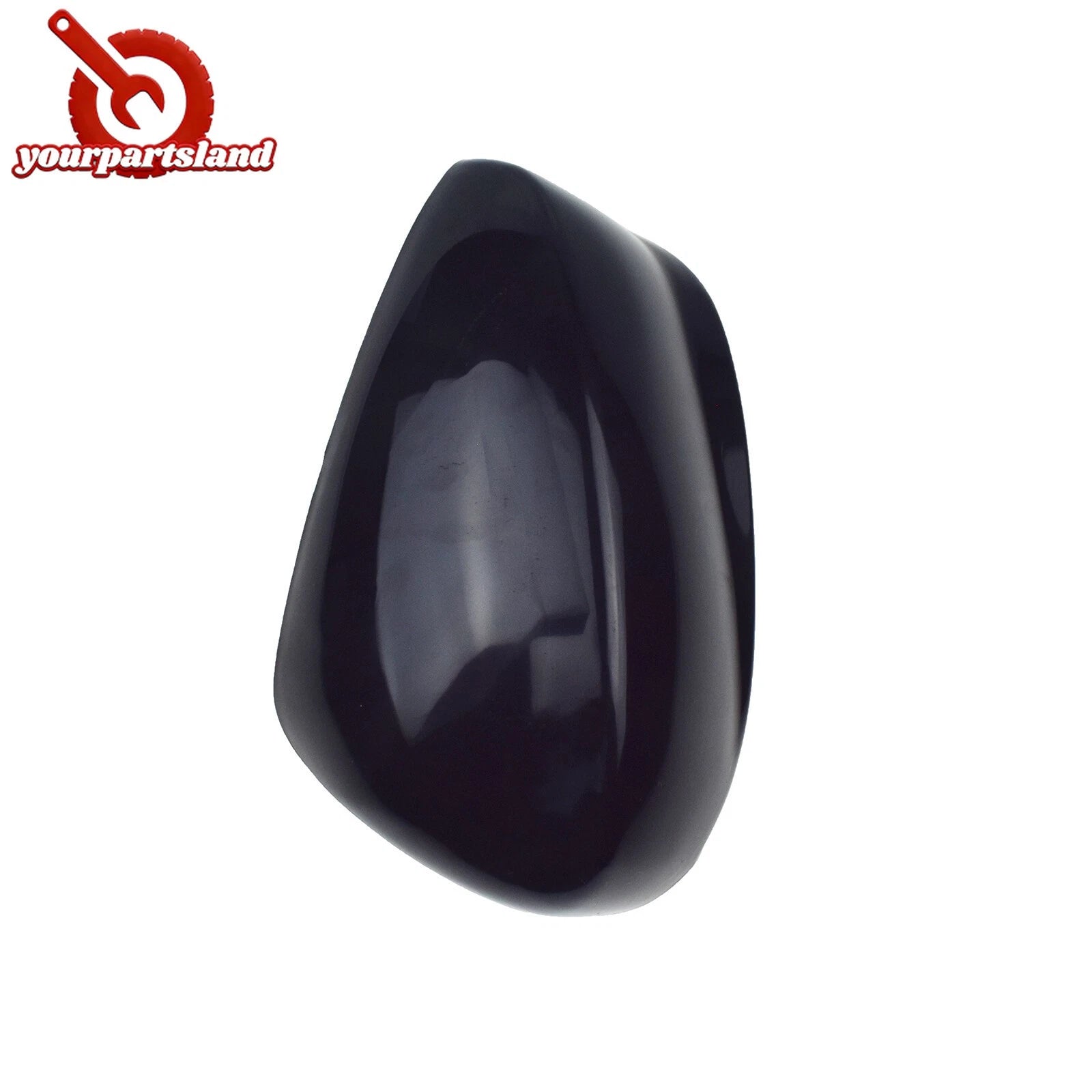 Rear View Mirror Cover Cap Left Driver Smooth Black For Honda Accord 2008-2013 6B93BC-57