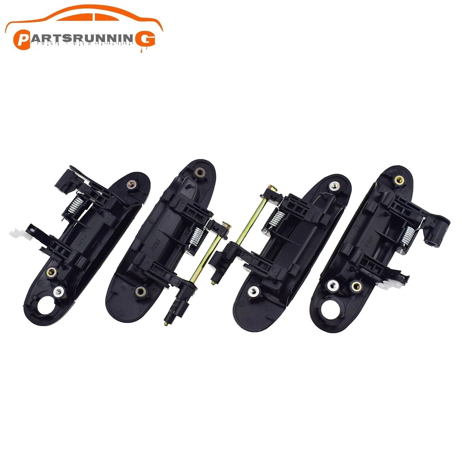 For 2000-2005 Toyota Echo Yaris Front & Rear & Left & Right Exterior Door Handle 6B93BC-57