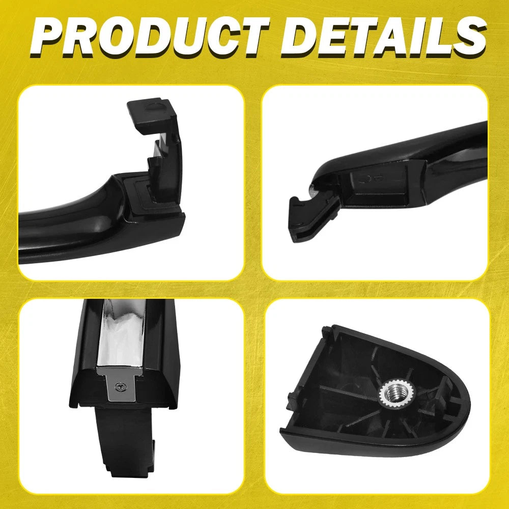 Rear Left Right Exterior Door For Handle Hyundai Azera 2006-2011 Primed Plastic 6B93BC-57