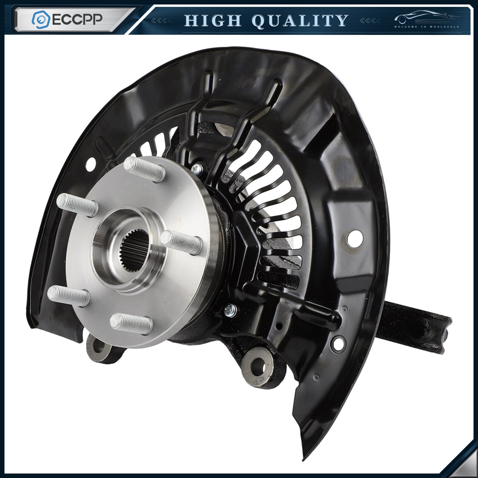 1Pc Wheel Hub Bearing Knuckle Front Passenger For Toyota Sienna FWD 2011-2017 6B93BC-57