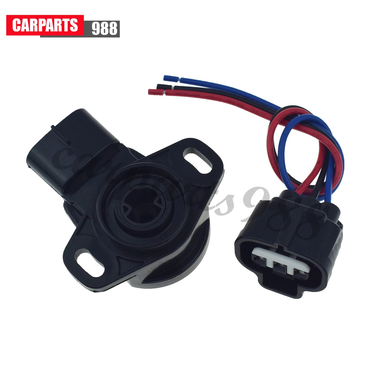 Throttle Position Sensor w/ Connector For Chevy Tracker Suzuki Vitara 91175256 6B93BC-57