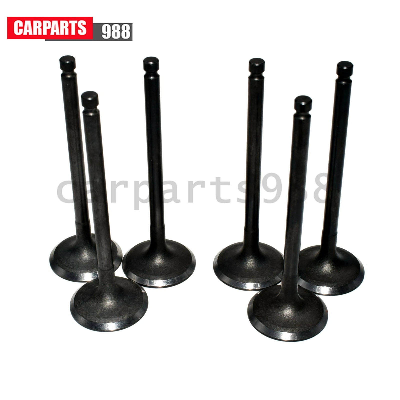 6Pcs Intake Valves For Hyundai Santa Fe Sonata Tiburon 2.5 2.7L 22211-37201 6B93BC-57