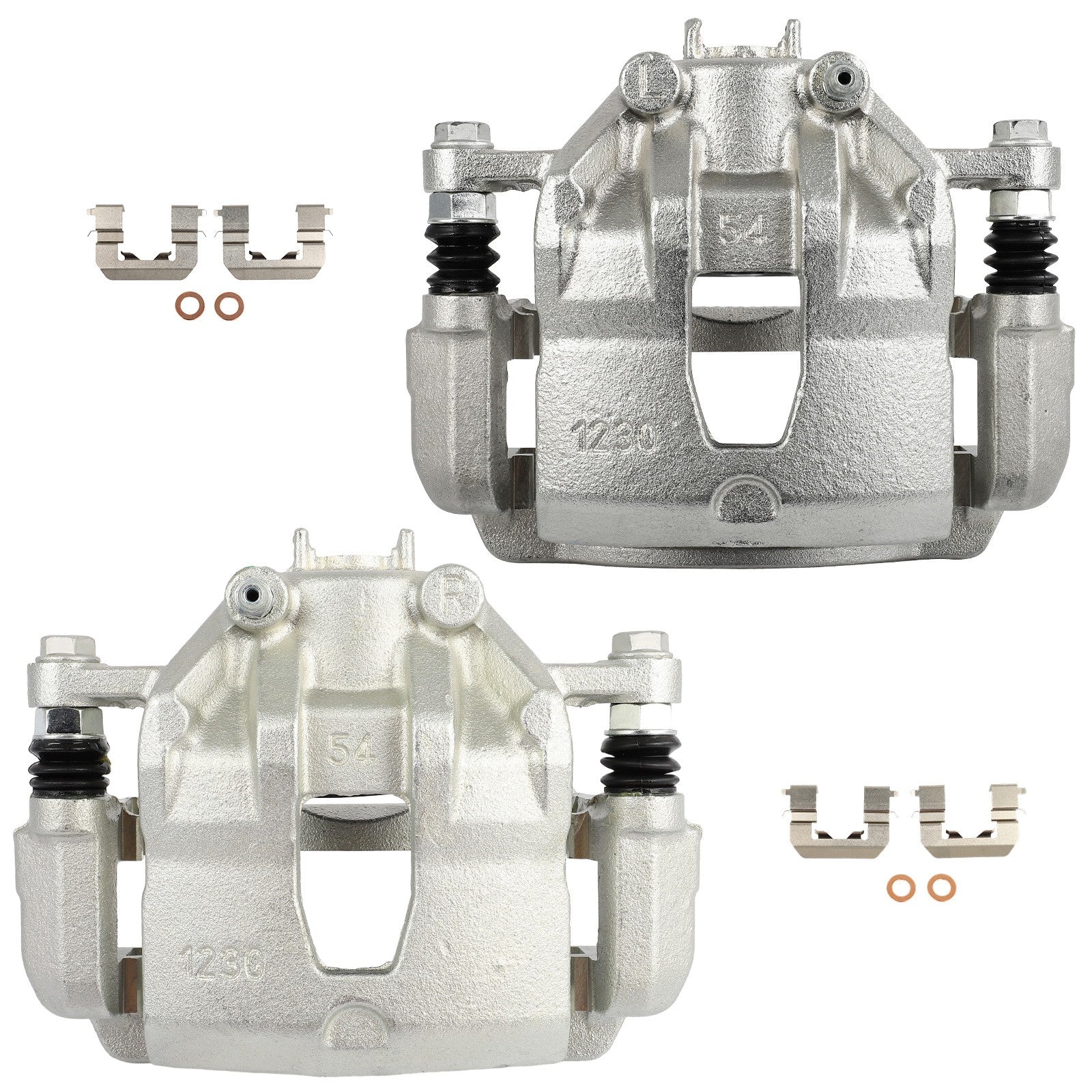 Front Brake Calipers 2Pcs For 2012-2014 Dodge Attitude 2012-2017 Hyundai Accent 6B93BC-57