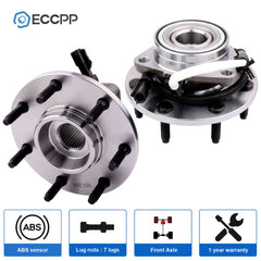 2Pcs Front Wheel Hub Bearings For Ford F-150 Harley-Davidson 4WD 7 Lug 2000-2003 6B93BC-57