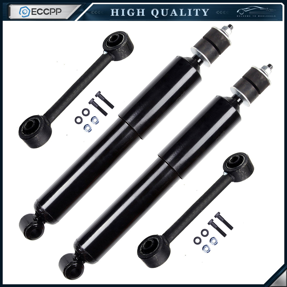 Front Complete Struts Sway Bar Tie Rods For Chevrolet Suburban 1500 2009-2014 6B93BC-57
