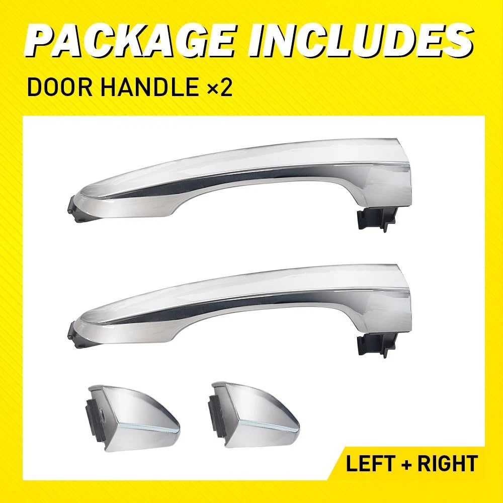 2X Outside Exterior Door Handle Front Rear Passenger For 16-21 Hyundai Tucson EA 6B93BC-57
