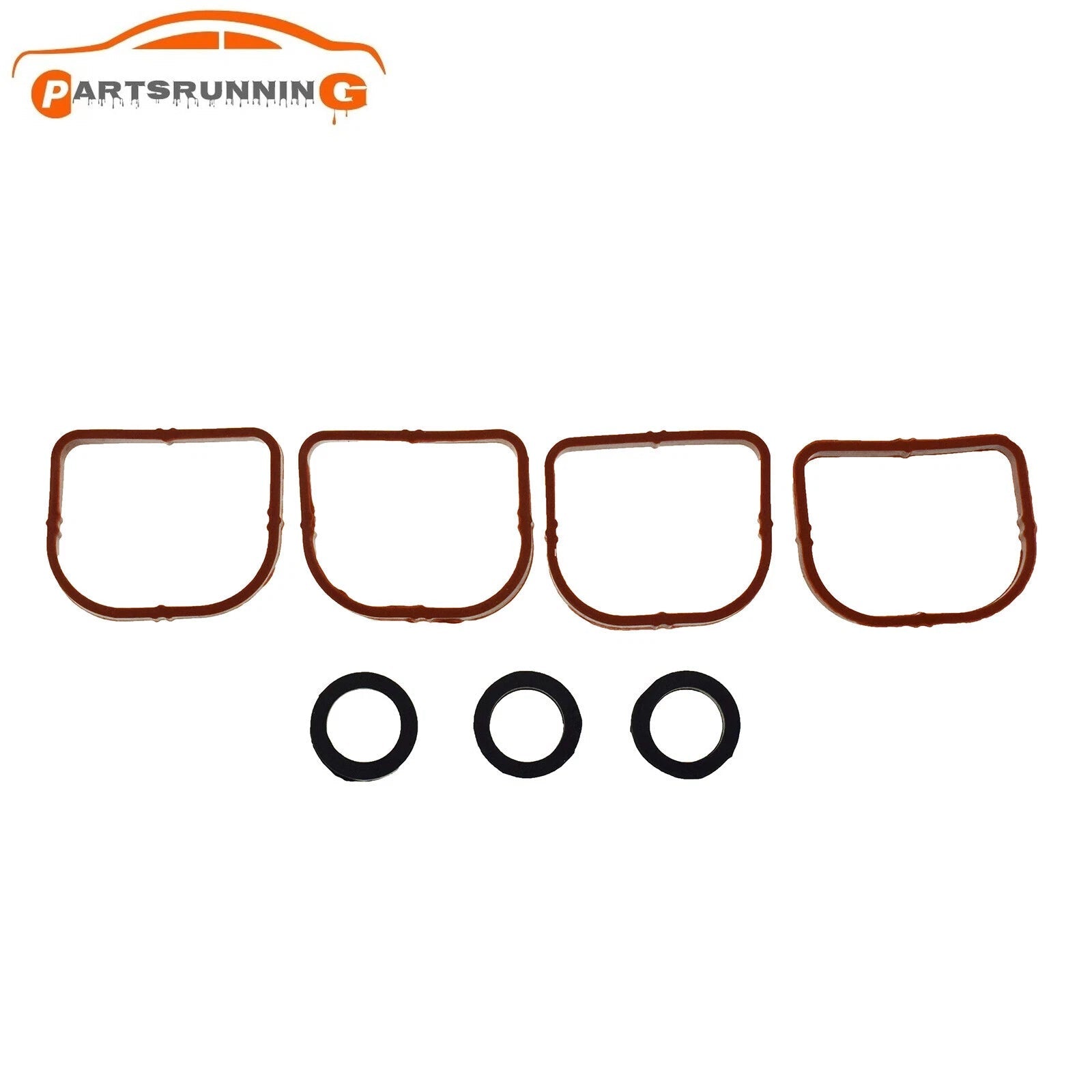6PCS Intake Manifold Gasket For BMWX3 Z4 E46 E60 E81 E82 E83 E85 E87 E88 7530703 6B93BC-57