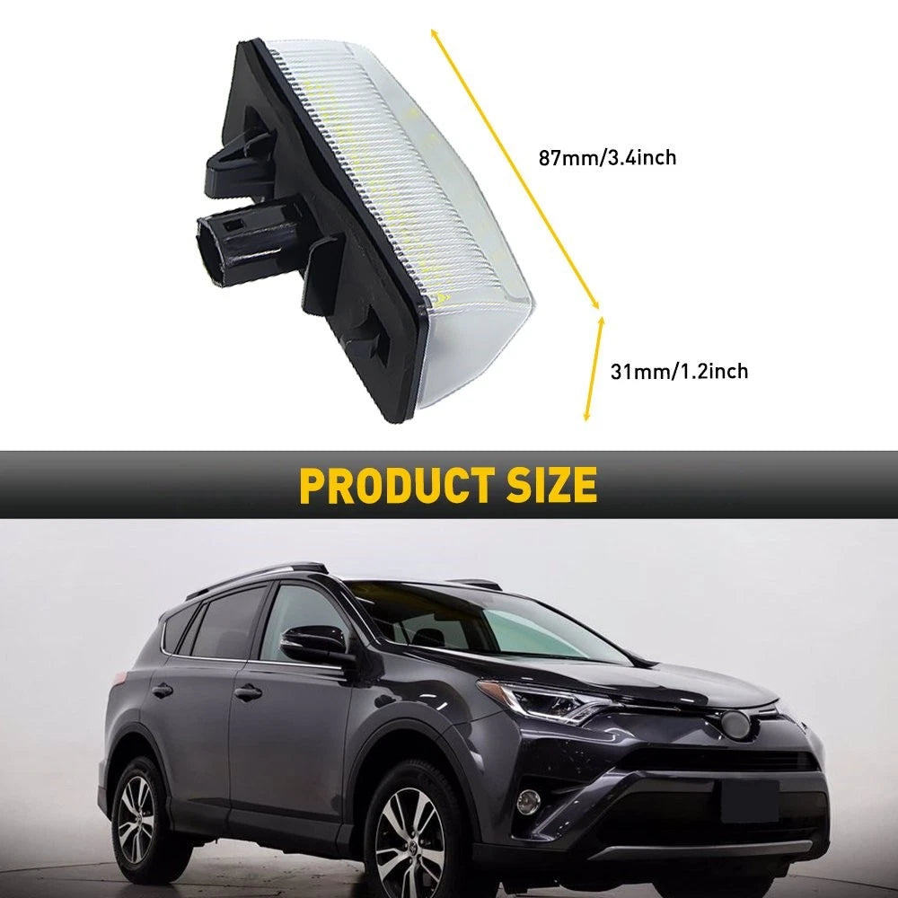AUXITO LED License Plate 6000K Light White for 2004-2015 Prius Toyota Scion tC AUXITO