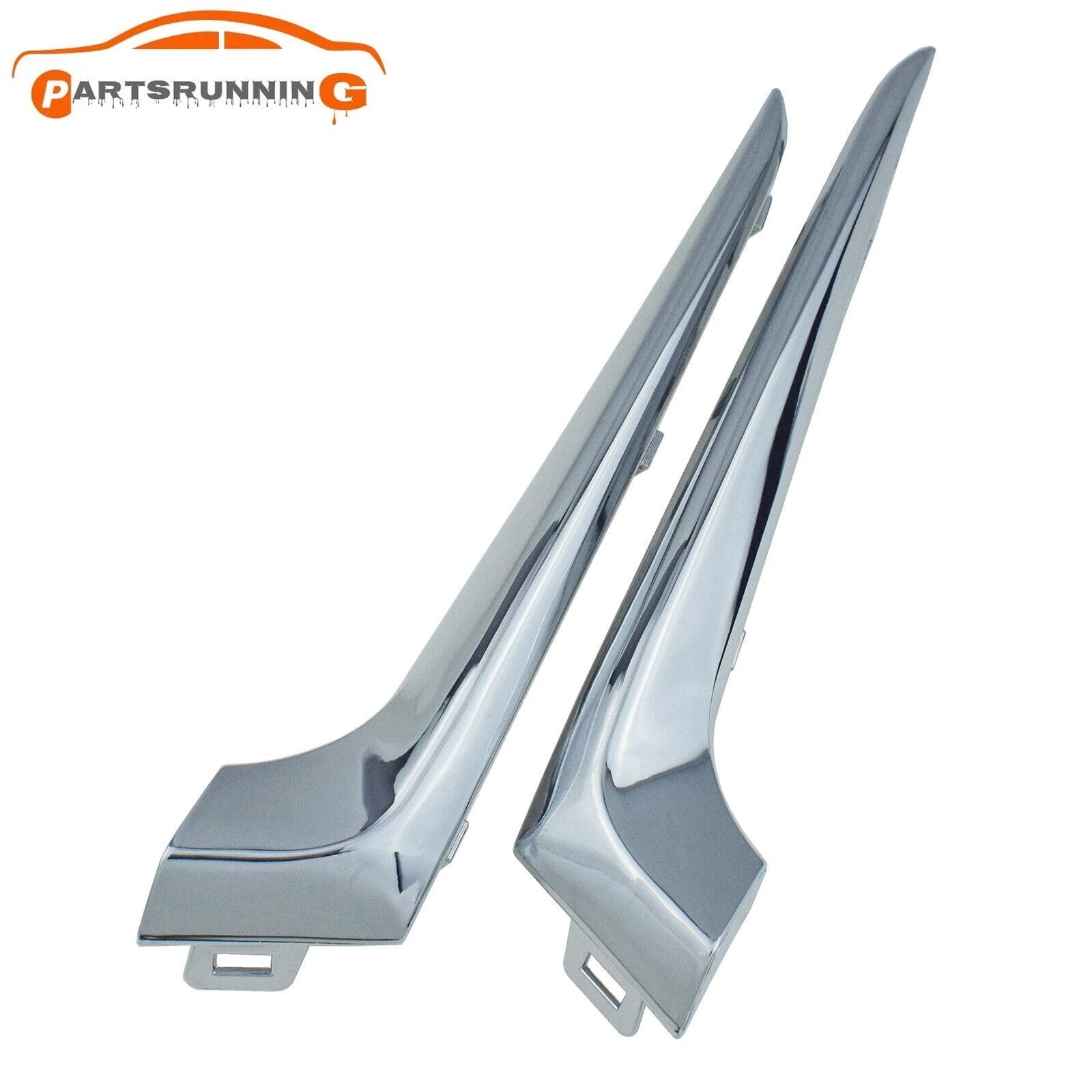 2PCS Front Left & Right Side Bumper Trim For 2016-2018 Chevy Malibu 23478373 6B93BC-57