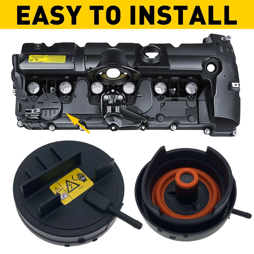11127552281 PCV Valve Cover Repair Kits For BMW 528i 528xi 328xi 328i 128i X3 X5 6B93BC-57
