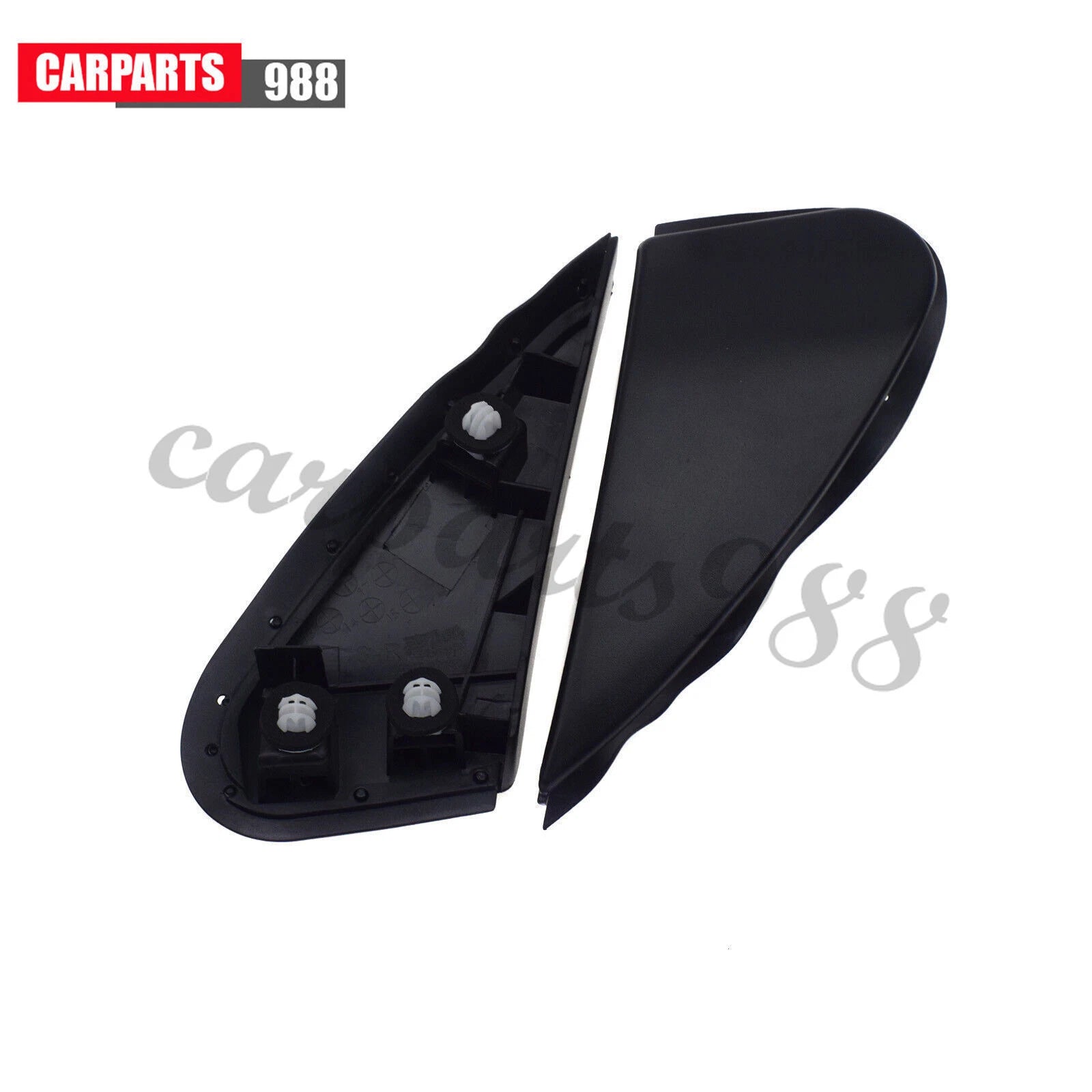 For 2014-2016 Toyota Corolla Pair Rear View Mirror Trim Triangles Corner Molding 6B93BC-57