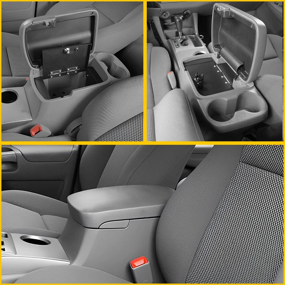 For Toyota Tacoma 2005-12 Armrest Release Handle Gray Center Console Lid Latch A 6B93BC-57