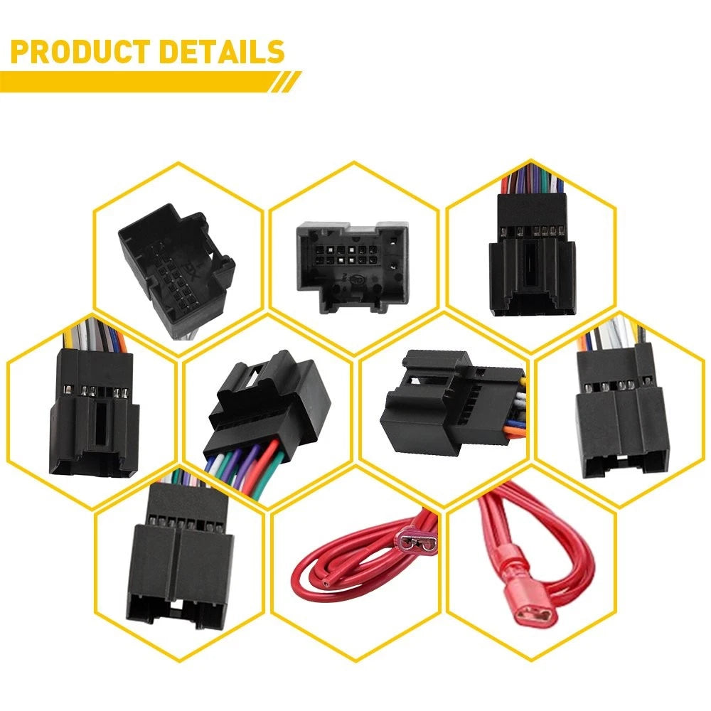 Car Radio Stereo Wiring Harness For 2007-2013 Chevy Silverado 1500 2500 A US 6B93BC-57