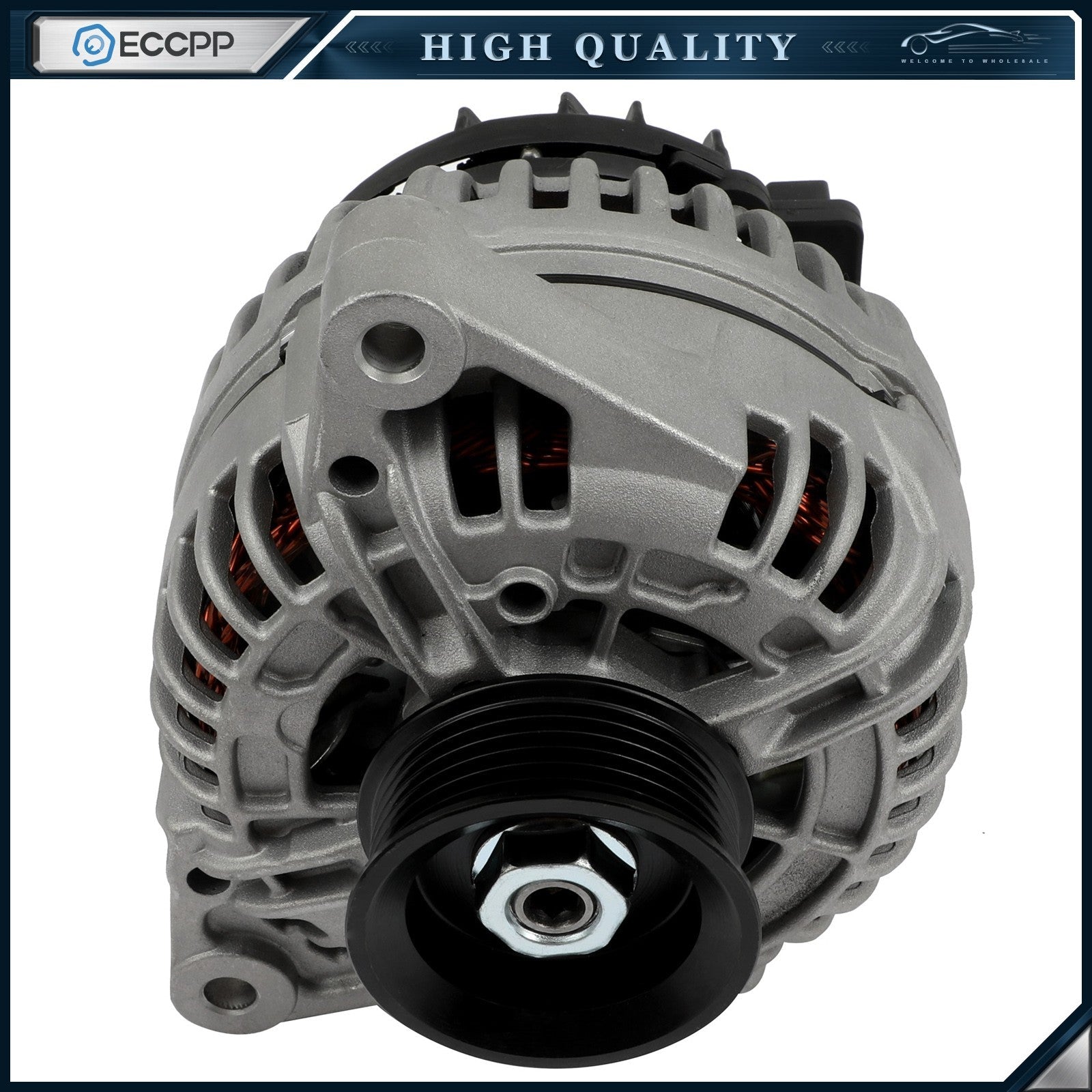 Alternator for 11065 Audi A4 3.0L 2976cc 2002 2003 2004 2005 078-903-016RX ECCPP 6B93BC-57