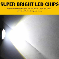 10X White LED Rock Round Button Light For Truck Eagle Eye Side Marker Light Lamp 6B93BC-57
