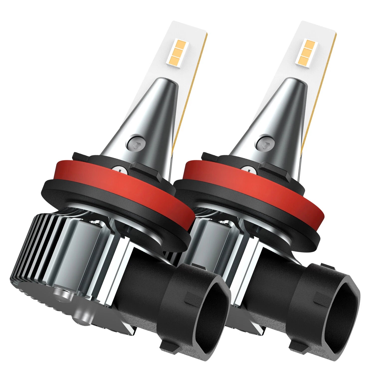 2X H11 H8 Amber Yellow 3000K LED Fog Light Bulbs Super Bright DRL Canbus AUXITO AUXITO