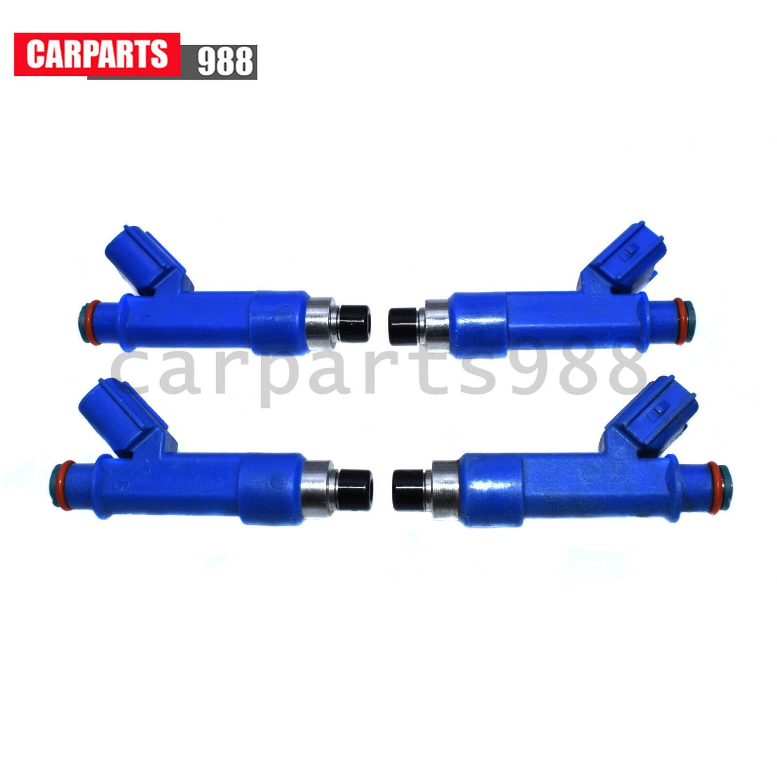 Set of 4 Fuel Injectors For 2005-08 Toyota Corolla Matrix Vibe 1.8L 23250-0D050 6B93BC-57