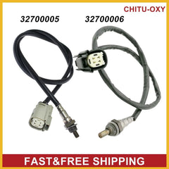 2X Oxygen Sensor Front Rear 32700005 32700006 For Harley Davidson Dyna Fat Bob 6B93BC-57