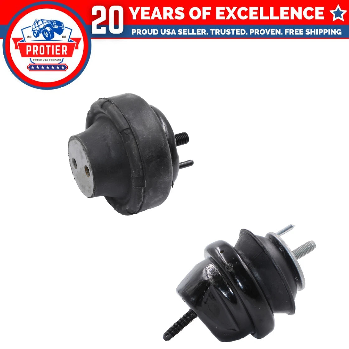 Rear Right & Trans Mount Set 2PC for 1999 - 2003 Ford Windstar 3.8L Replaces 6B93BC-57