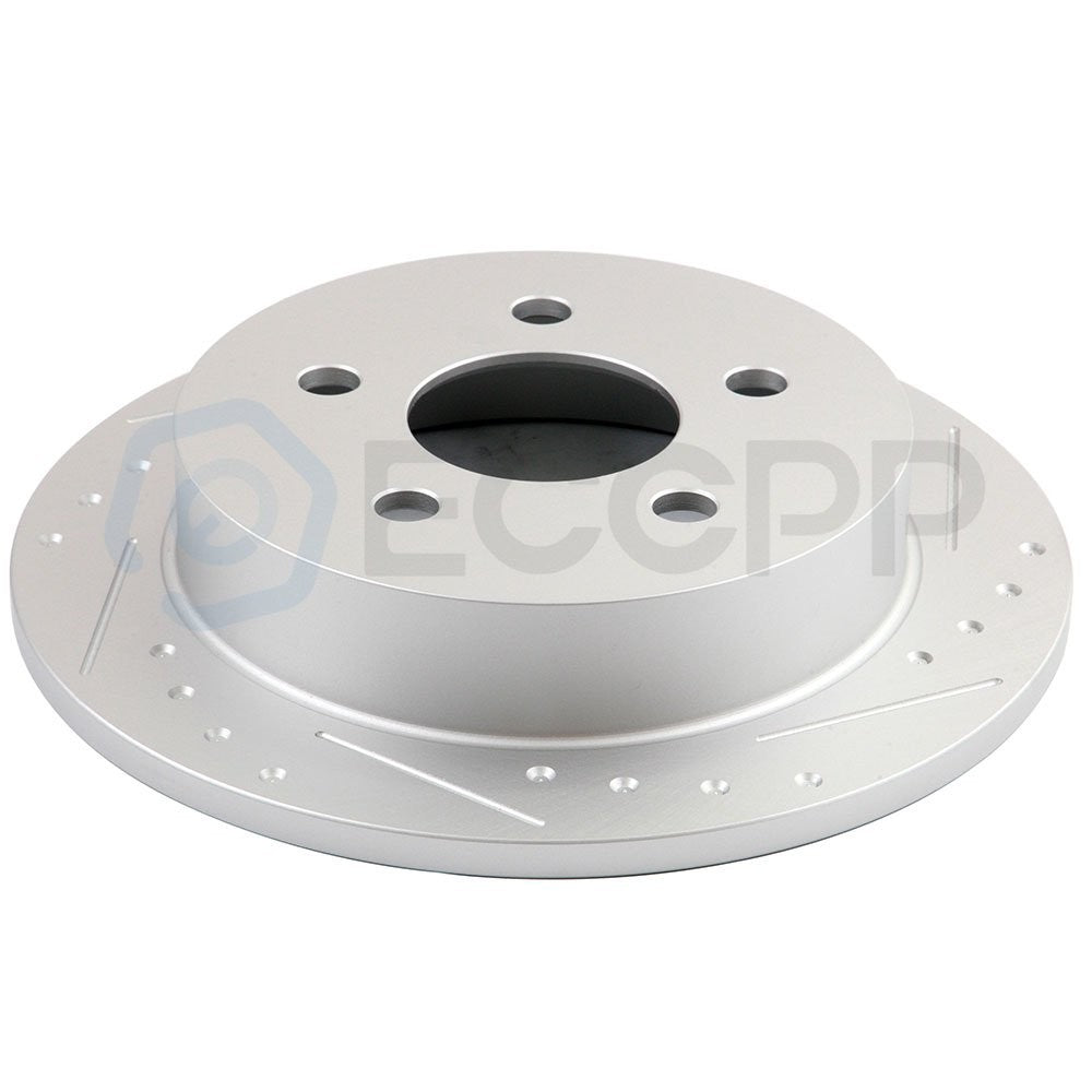 Front Rear Rotors + Ceramic Pad for 1999 - 2002 2003 2004 2005 Pontiac Grand Am 6B93BC-57