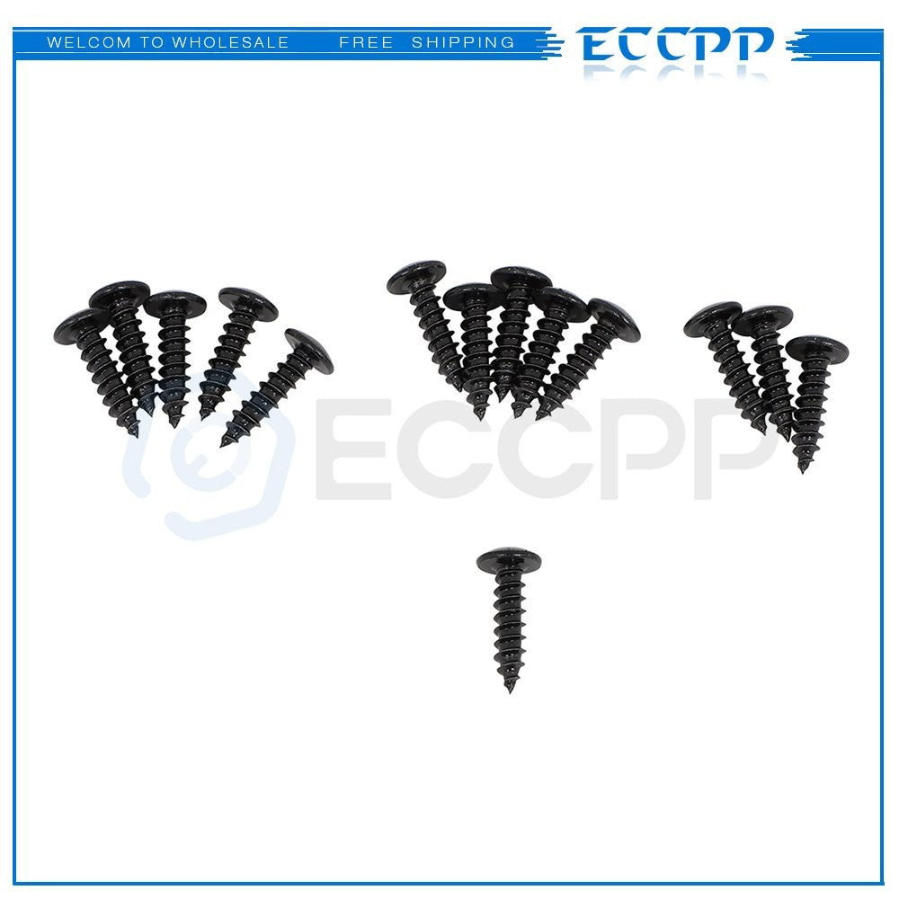 3x Front Lip Splitters Universal Carbon Fiber Print Adjustable 6B93BC-57