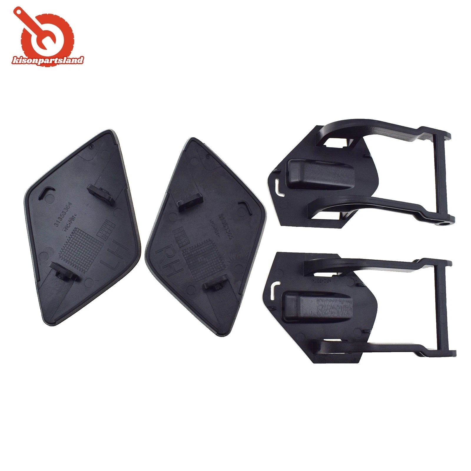 Front Bumper Headlight Washer Nozzle Cover Unpainted for Volvo XC90 2015-2022 6B93BC-57