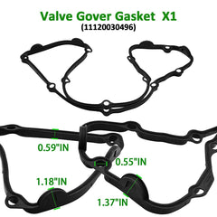Valve Cover Gasket Set M54 11120030496 For BMW 330xi 525i 530i X3 X5 Z4 M54 E46