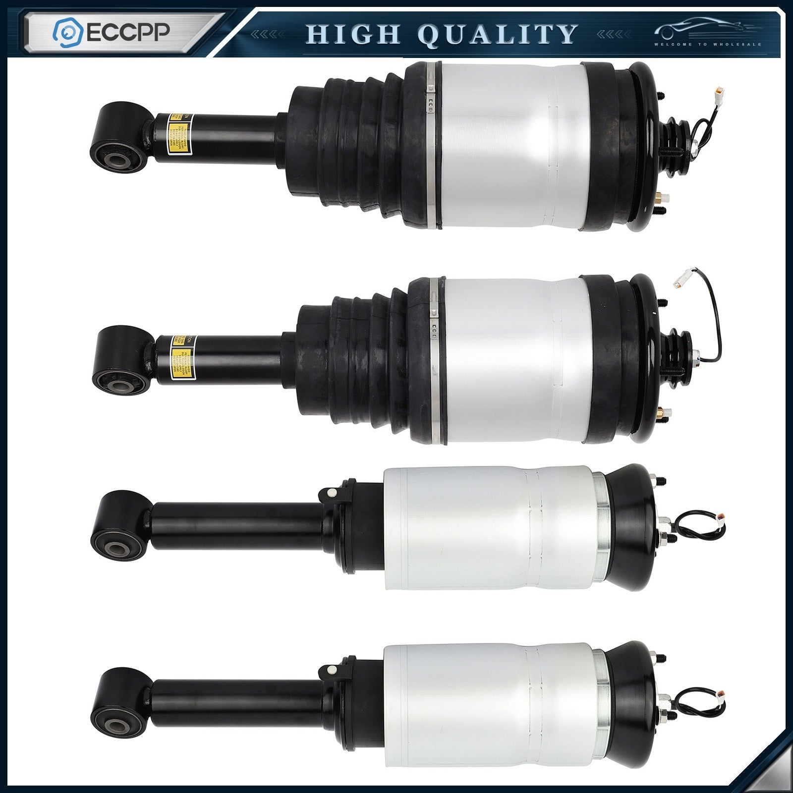 Full Set 4 F+R Air Suspension Strut VDS For Land Rover Range Rover Sport 2010-13 6B93BC-57