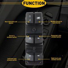 Fits 2016 Hyundai Elantra2014 2015 Door Window Panel Control Switch Driver Side 6B93BC-57